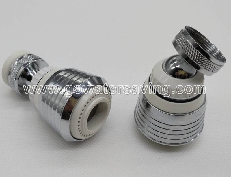 2 function swivelling kitchen aerator